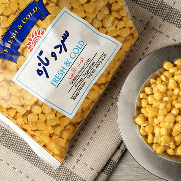 ذرت طلایی منجمد سرد و تازه مقدار 400 گرم - تصویر 2